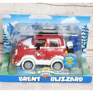 Chevron Cars Brent Blizzard Vintage Collectible Toy: Snowboard & Boots, Roof Rac